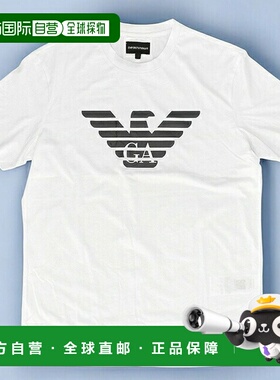 日本直邮EMPORIO ARMANI 男士T恤 8N1TN51JPZZ 0147 L 白色