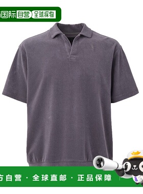 1h可退 日本直邮JUN&ROPE' 男士休闲半开领短袖T恤 2025AEJM25580