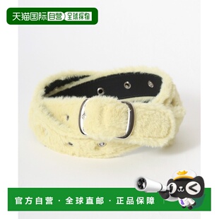 1h可退 日本直邮VISION STREET WEAR 男女同款仿毛皮腰带 豹纹设