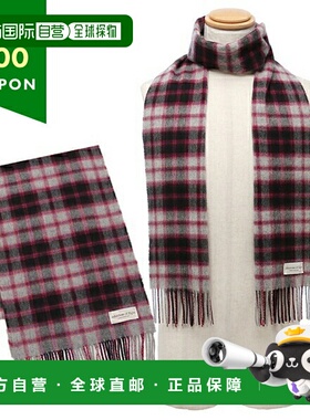 日本直邮约翰斯顿围巾灰色多色男女 JOHNSTONS WA000016 KU0126