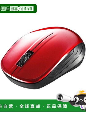 【日本直邮】BUFFALO巴法络BSMBW105RD无线蓝牙商务办公鼠标红色