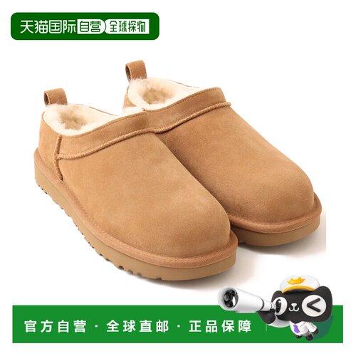 1h可退 日本直邮UGG 女士 经典低筒靴 防滑EVA鞋底 羊皮内里 蕾丝