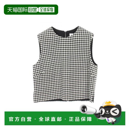 日本直邮中古Dior迪奥女A级95新tops上衣羊毛上衣黑色