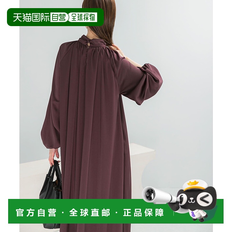 1h可退 日本直邮URBAN RESEARCH ROSSO WOMEN 女装 高领褶饰缎面