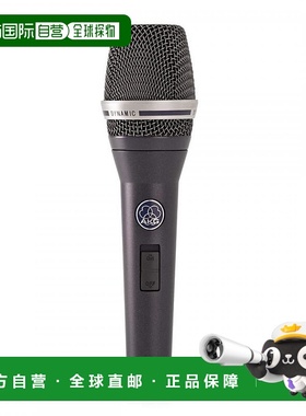 【日本直邮】akg爱科技影音电器动圈麦克风有开关银灰色高清音质