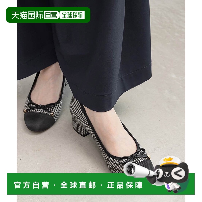 日本直邮RANDA Combi Material粗跟浅口单鞋