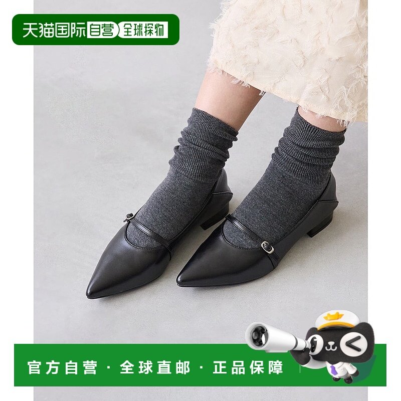 日本直邮Menue 2way 布拖鞋式带扣女鞋 ME8623BW02923