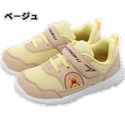 日本直邮 瞬足 Sumikko Gurashi 女童 3E运动鞋 宽幅设计可爱 SKF