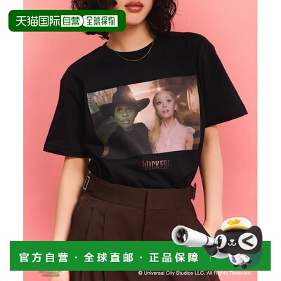 日本直邮Adam et Rope' 女士WICKED魔女系列AER图案T恤 2025AGAM5