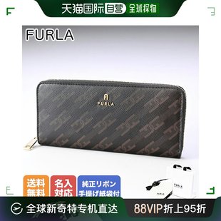 拉链全拉链 WP0031 Toni 女式 CAMELIA 钱包 Coffee 日本直邮FURLA