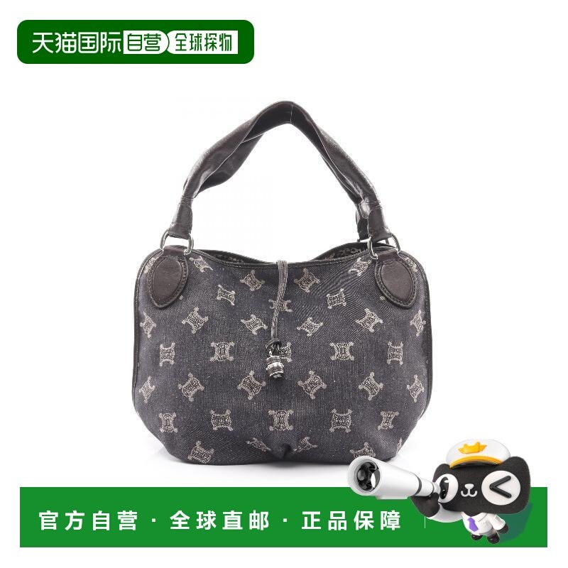 日本直邮中古Celine赛琳女包B级9新Macadam牛仔布手提包蓝色,箱包皮具/热销女包/男包,通用款女包,淘宝优惠券,粉丝福利购,淘宝优惠卷