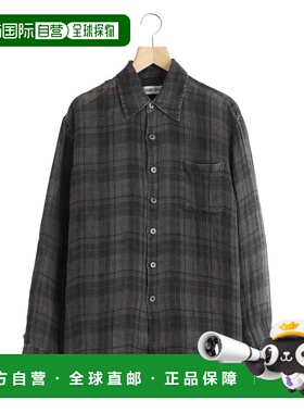 1h可退 日本直邮OUR LEGACY 男士 亚麻长袖衬衫 M2262AP