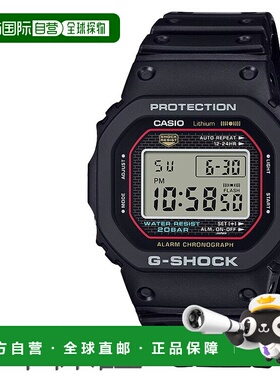 日本直邮G-SHOCK G-Shock 代复刻数字方形复古黑表 DW-5000R-1AJF