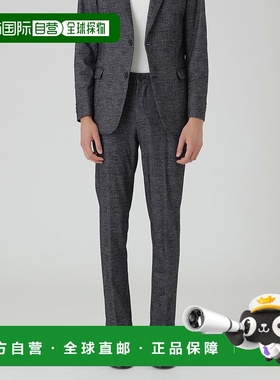 1h可退 日本直邮BLACK LABEL CRESTBRIDGE 男装 灰色/藏青 全羊毛