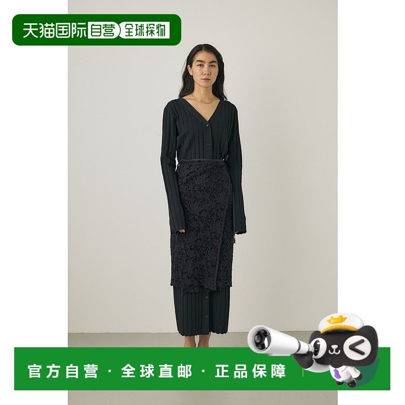 日本直邮MOUSSY 可正反穿针织连衣裙 采用再生聚酯纤维 [MO1164EW