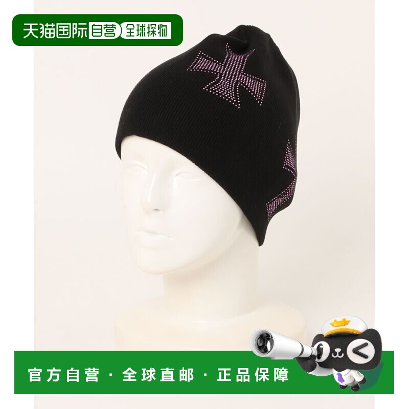 日本直邮UNKNOWN LONDON 男女同款 十字水钻针织【付后1h可退】
