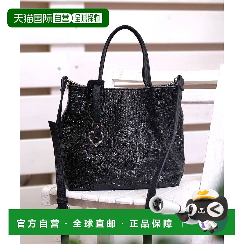 1h可退 日本直邮COOCO 女装 金属质感手柄 2WAY 迷你托特包 饰有