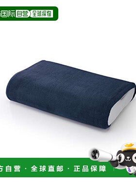 【日本直邮】TEMPUR泰普尔枕套海军蓝色约32x52cm伸缩式除臭枕头