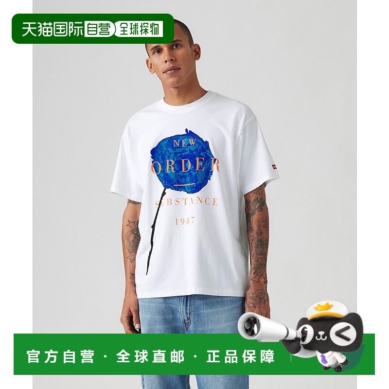1h可退 日本直邮Levi's 男装 x NEW ORDER 联名 Substance 图案T