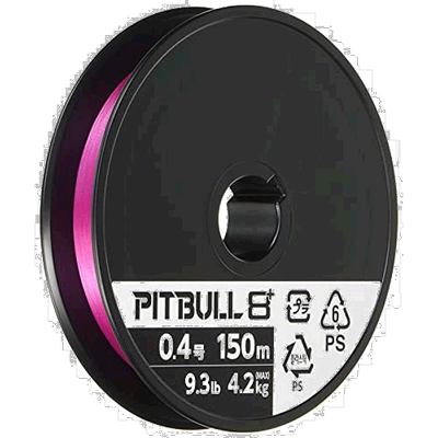【日本直邮】Shimano禧玛诺 鱼线PE线Pitbull 8+ 150m 0.4号 粉红