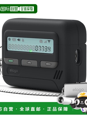 【日本直邮】elago AirPods Pro3防摔挂链套 黑色防震