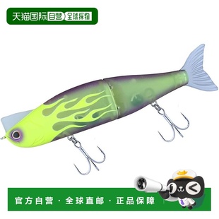 【日本直邮】达亿瓦 鲈鱼饵 雷吉F-SHAD J170.5S 青柠火焰紫沙