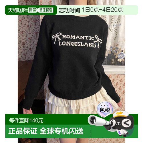 1h可退 日本直邮PHILLY 女装 宽松版型 针织衫 蝴蝶结logo设计 PL