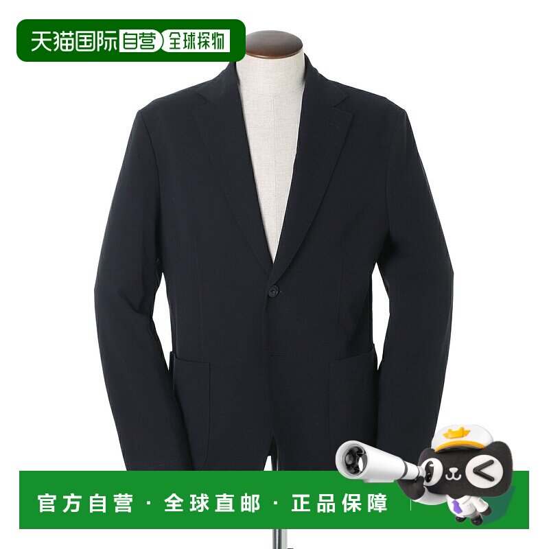 日本直邮GUY ROVER SOFFIO 夹克（2025 秋冬）- 男士蓝色双扣单排