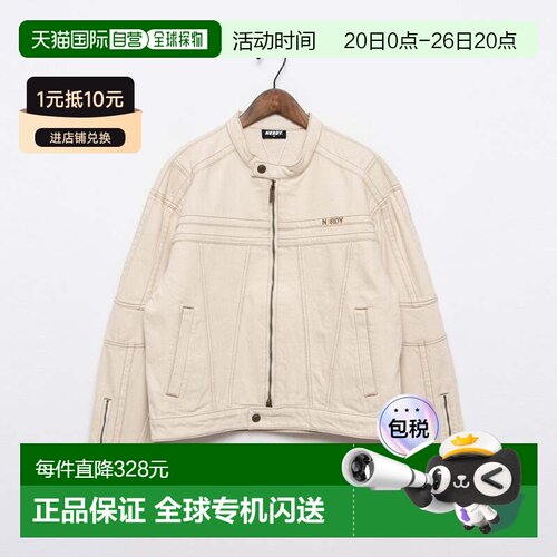 日本直邮NERDY UNI NY DENIM BIKER牛仔机车夹克 [NE8621EU000657