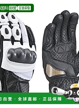 【日本直邮】Daytona 摩托车用 手套 M号 冲孔网眼护具 黑白色 15