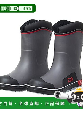 【日本直邮】Daiwa达亿瓦 钓鱼雨靴 高弹性特防滑 S 深灰色 WD-24