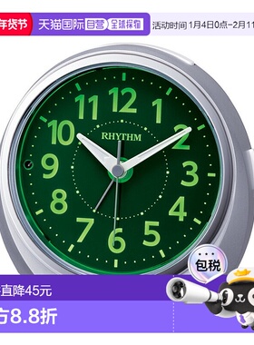 日本直邮节奏钟电子闹钟 Luke R666 夜光台钟闹钟 8RE666SR19