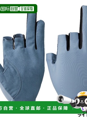 日本直邮Shimano 手套 敏感手套 3 L 浅蓝色 GL-006V 3 件套