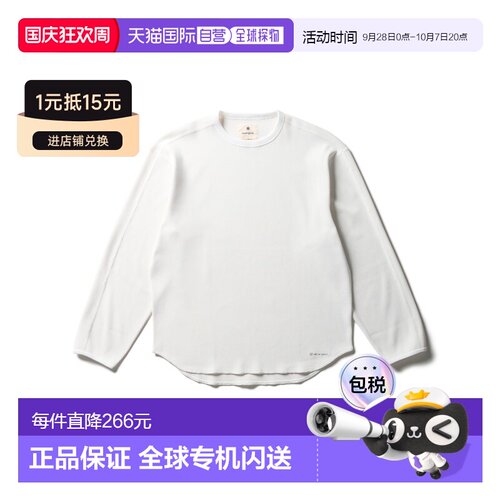 日本直邮Snowpeak Dry Waffle Long Sleeve T-Shirt 长袖T恤 轻便