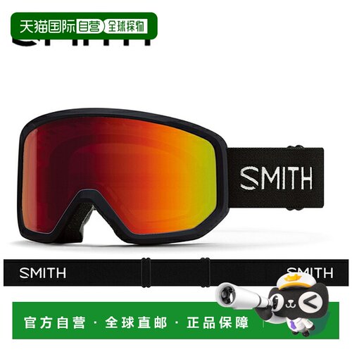 日本直邮SMITH TRANSFER 滑雪护目镜 BLACK RED SOL-X MIRROR 202
