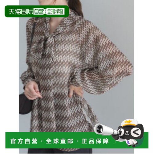日本直邮Te chichi 女装 雪纺波点蝴蝶结衬衫 270【付后1h可退】