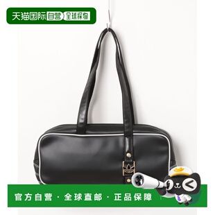 1h可退 日本直邮adidas 女装 AIRLINER 加长腰包 黑色 金属装饰