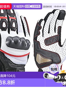 【日本直邮】Daytona摩托车用手套春夏羊革HBG-053黑/白/红M15970
