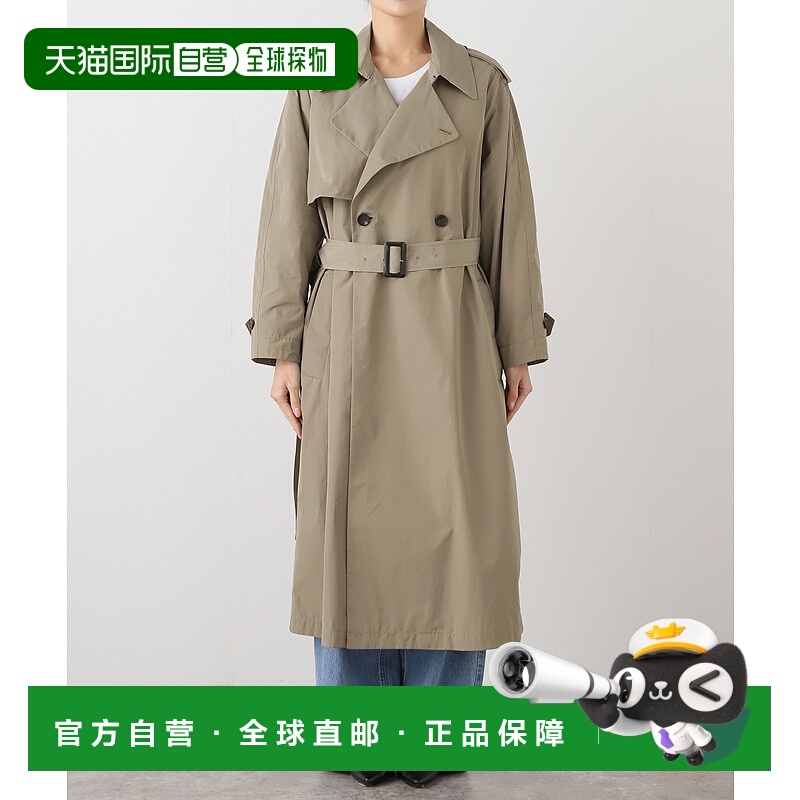 1h可退 日本直邮IENA 女装 Olmetex 面料宽松落肩设计感风衣 2502