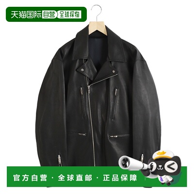 日本直邮Porter Classic：带爱与和平图案的皮革骑士夹克银色 (EN