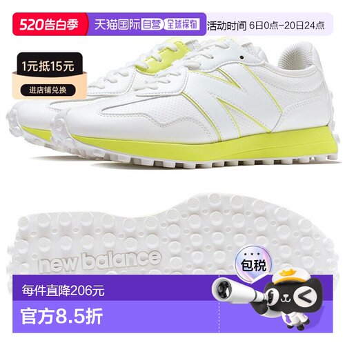 日本直邮New Balance 高尔夫女士 327 v1 SL 无钉高尔夫球鞋 WGS3