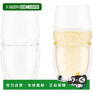 【日本直邮】BODUM 玻璃杯 平底酒杯 FYN Finn 双层香薰杯 200ml