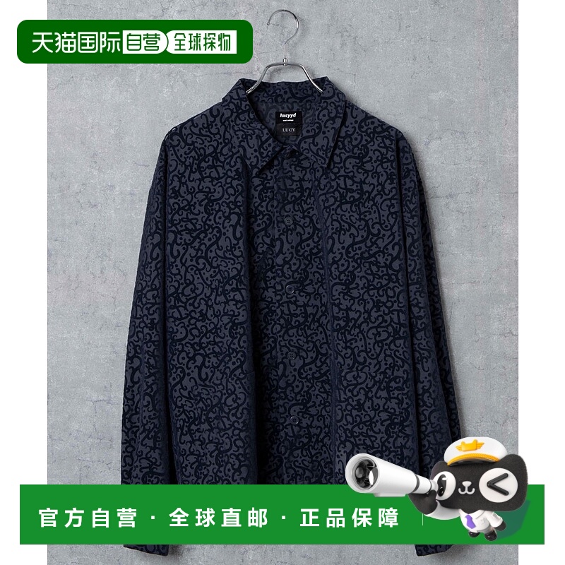 1h可退 日本直邮LUCY男女同款印花透视衬衫 LU24SP03M0015