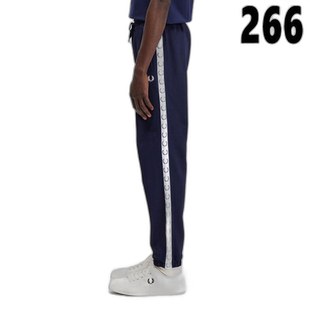 日本直邮Fred Perry 胶带运动裤 TAPED TRACK PANT T5510 102（黑