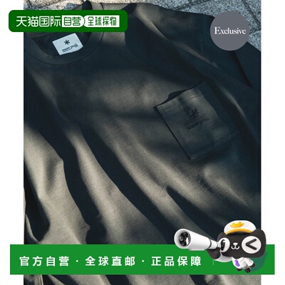 1h可退 日本直邮Snow Peak Apparel 男士 纯棉长袖T恤 胸前刺绣Lo