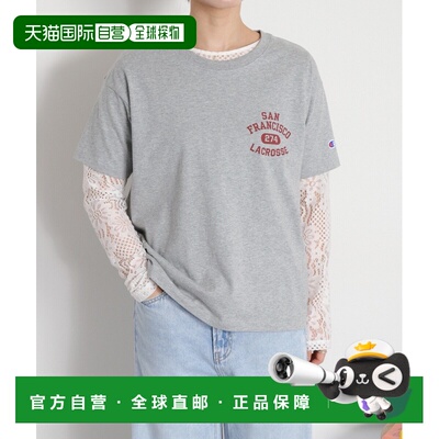 日本直邮冠军 Champion 女士 全棉天竺短袖T恤 CWD326