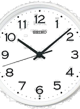 【日本直邮】Seiko Clock 掛鐘 KX268W 白色 室內裝飾 置時鐘精工