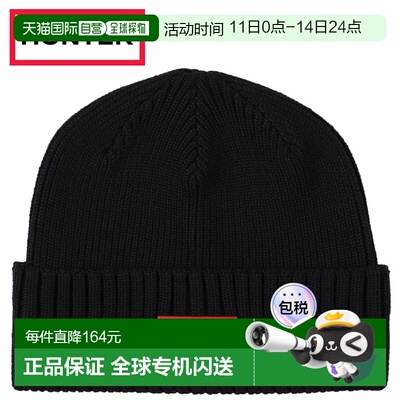日本直邮Hunter 针织帽Original Short Beanie UAH5530RPY-BLK