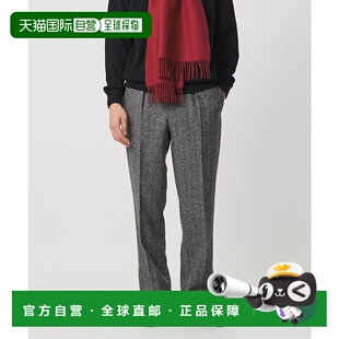 日本直邮UNITED 一褶西裤 ARROWS 人字纹羊毛 尾钮设 男装 1h可退