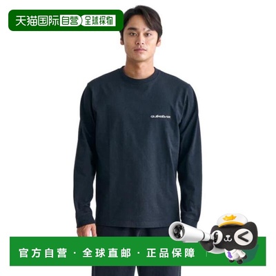 日本直邮Quiksilver CRAZY DAISY 长袖T恤 24FWQLT244032BLK 男士